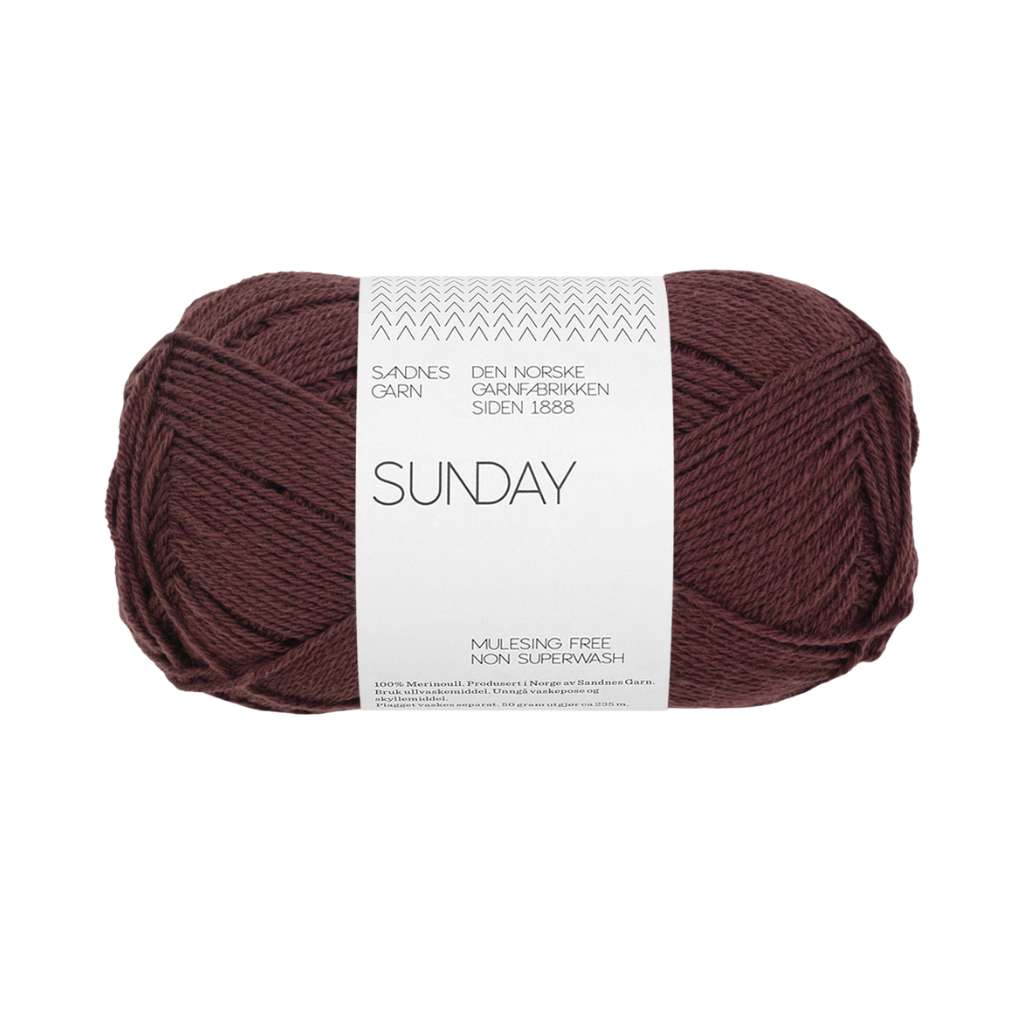 Sandnes Garn 4381 - dark fudge Sandnes Garn Sunday - 50g Lieblingsgarn