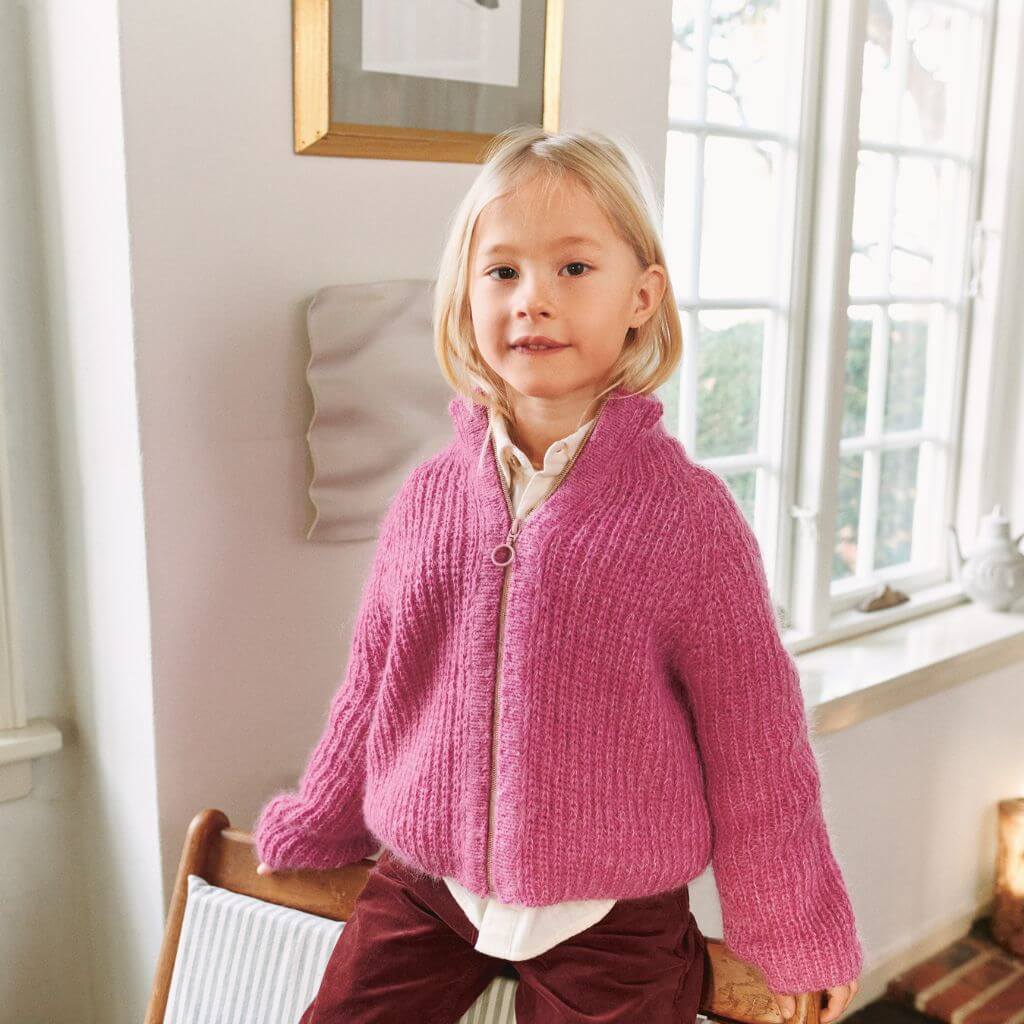 Sandnes Garn Pattern Tia Zipper Jacke Junior 3b Strickanleitung - Sandnes Garn (Heft) bei bei bei bei Lieblingsgarn