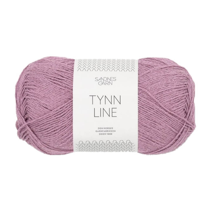 Sandnes Garn Tynn Line, Farbe 4632 Rosa Lavendel – Baumwolle, Leinen und Viskose bei Lieblingsgarn