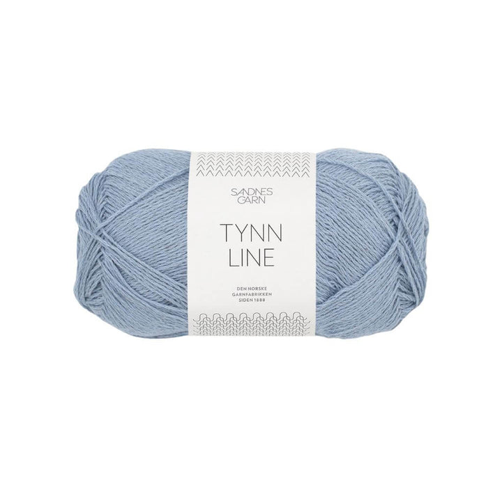 Sandnes Garn Tynn Line, Farbe 6032 Blå Hortensia – Baumwolle, Leinen und Viskose bei Lieblingsgarn