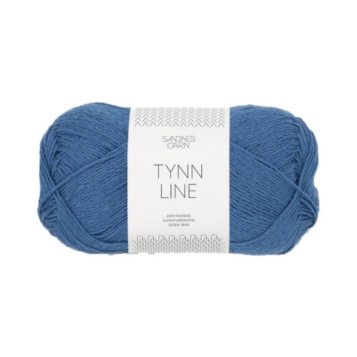 Sandnes Garn Tynn Line, Farbe 6044 Regatta Blau – Baumwolle, Leinen und Viskose bei Lieblingsgarn