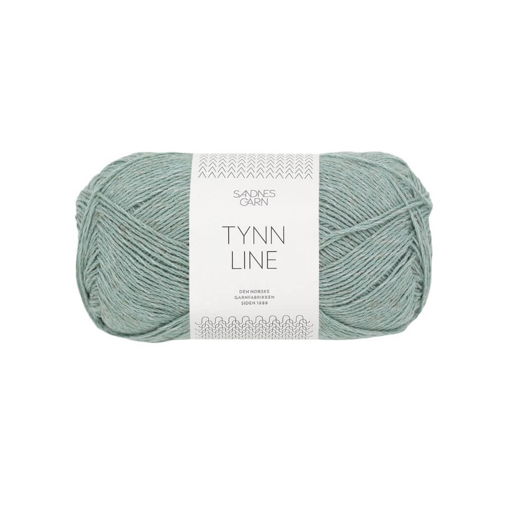 Sandnes Garn Tynn Line, Farbe 6841 Støvet Aqua – Baumwolle, Leinen und Viskose bei Lieblingsgarn