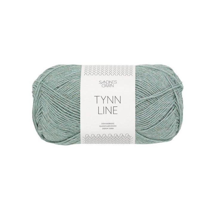 Sandnes Garn Tynn Line, Farbe 6841 Støvet Aqua – Baumwolle, Leinen und Viskose bei Lieblingsgarn