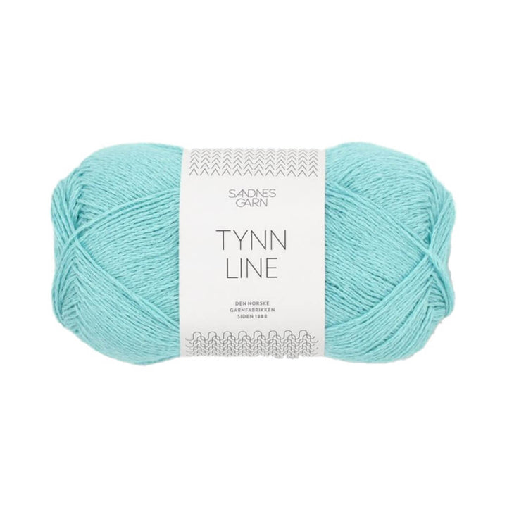 Sandnes Garn Tynn Line, Farbe 7213 Blauer Türkis – Baumwolle, Leinen und Viskose bei Lieblingsgarn