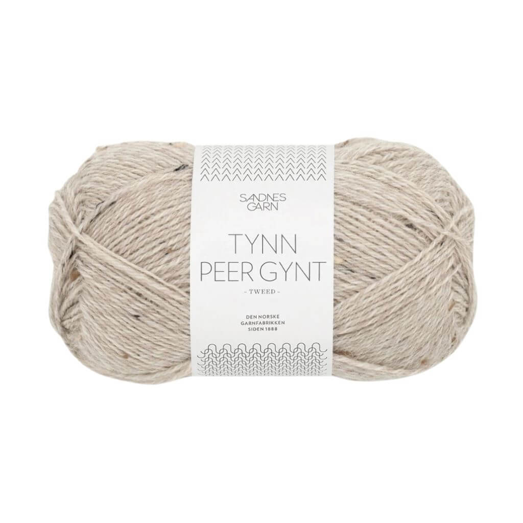 Sandnes Garn Tynn Peer Gynt, Farbe 2655 grabeige tweed – Schurwolle bei Lieblingsgarn