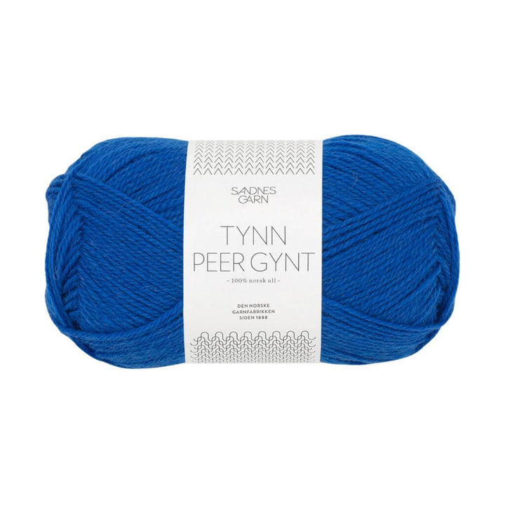 Sandnes Garn Tynn Peer Gynt, Farbe 6046 Jolly Blue – Schurwolle bei Lieblingsgarn