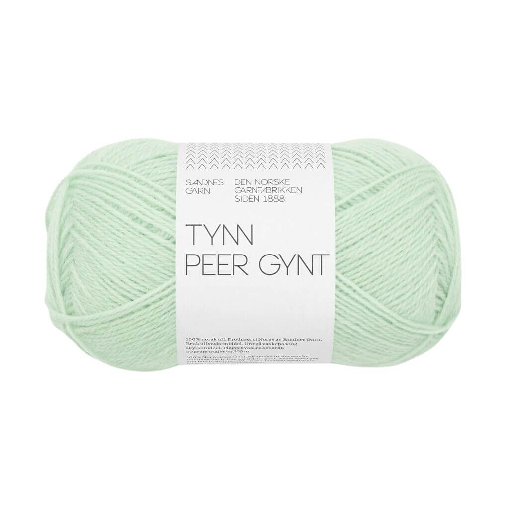 Sandnes Garn Tynn Peer Gynt, Farbe 7911 mint green – Schurwolle bei Lieblingsgarn