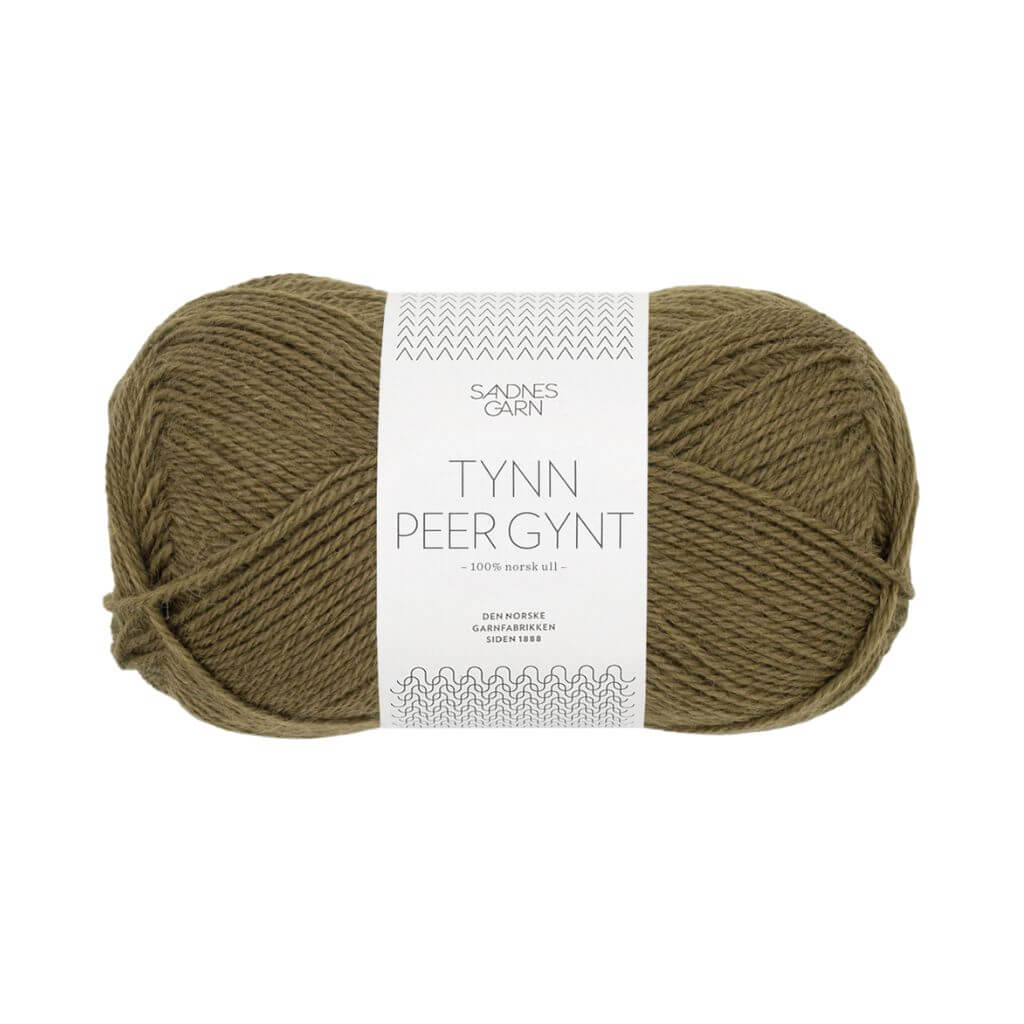 Sandnes Garn Tynn Peer Gynt, Farbe 9873 dark olive – Schurwolle bei Lieblingsgarn