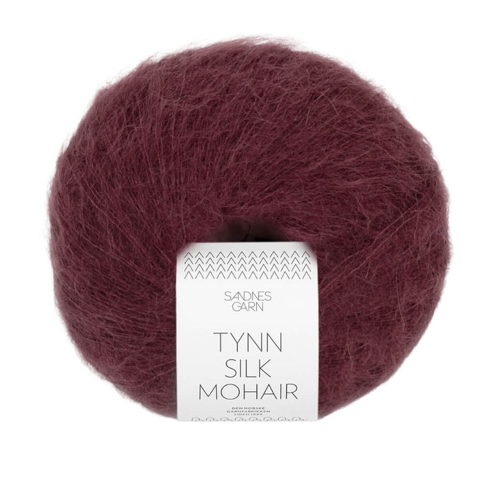Sandnes Garn 4372 - dyp burgunder Sandnes Garn Tynn Silk Mohair Lieblingsgarn