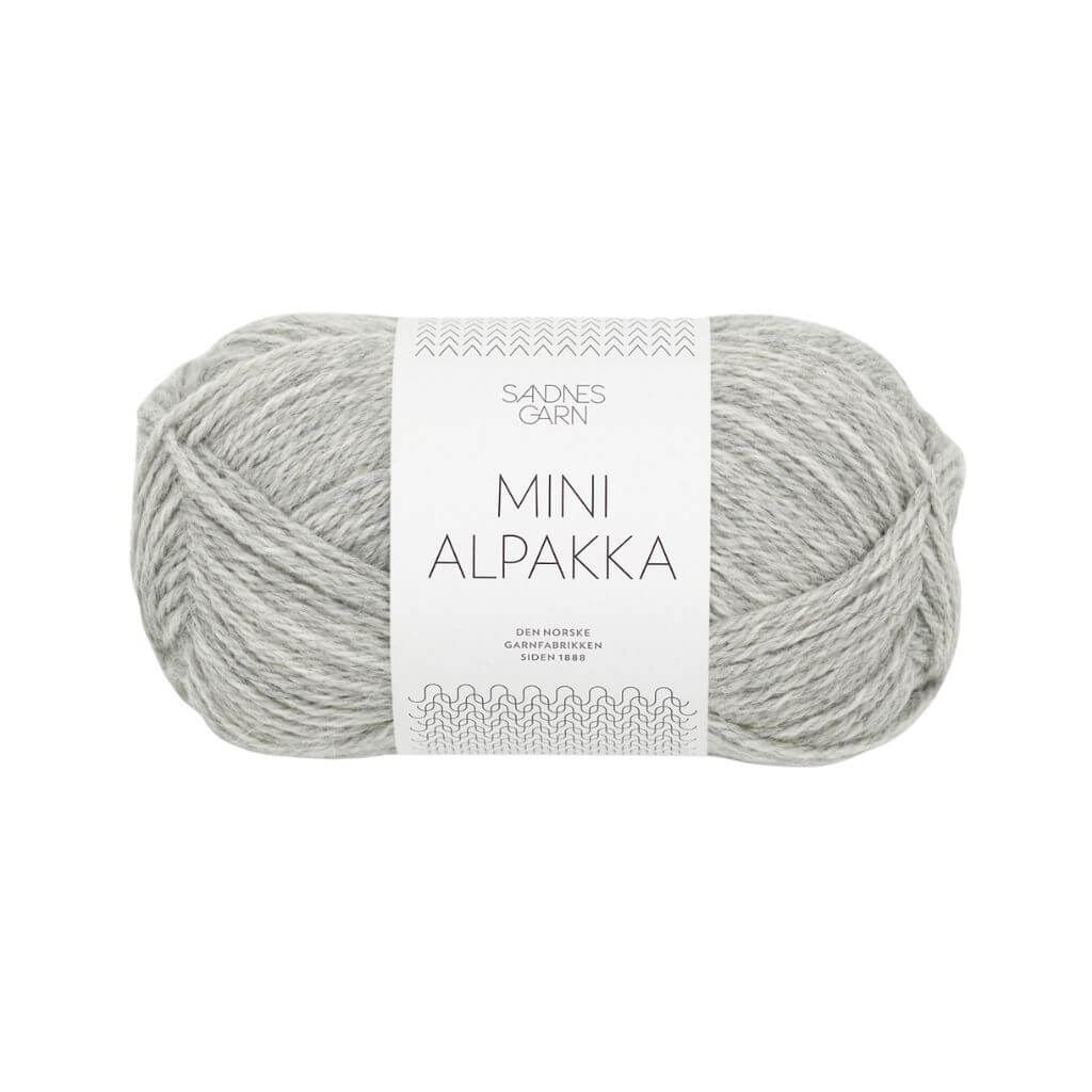 Sandnes Garn Mini Alpakka, Farbe 1032 Lys Gråmelert – Alpaka bei Lieblingsgarn