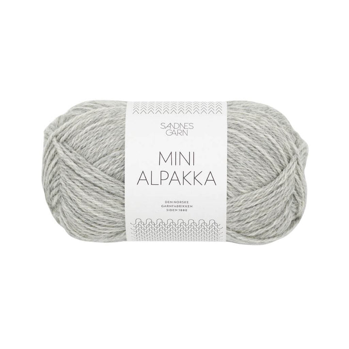 Sandnes Garn Mini Alpakka, Farbe 1032 Lys Gråmelert – Alpaka bei Lieblingsgarn