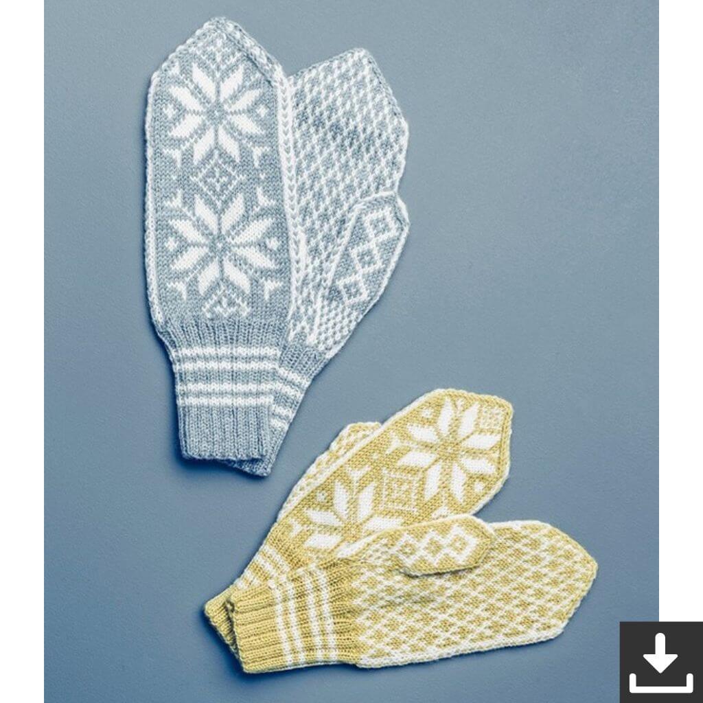 Sandnes Garn Pattern Fäustlinge Selbu Strickanleitung - Sandnes Garn (PDF) bei bei bei bei bei bei Lieblingsgarn