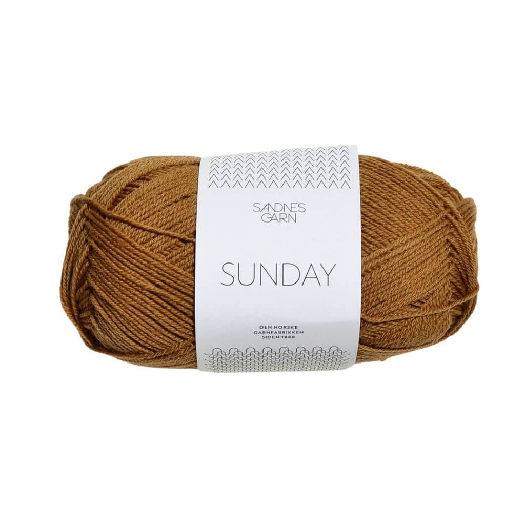 Sandnes Garn 2543 - Brunt Sukker Sandnes Garn Sunday - 50g Lieblingsgarn