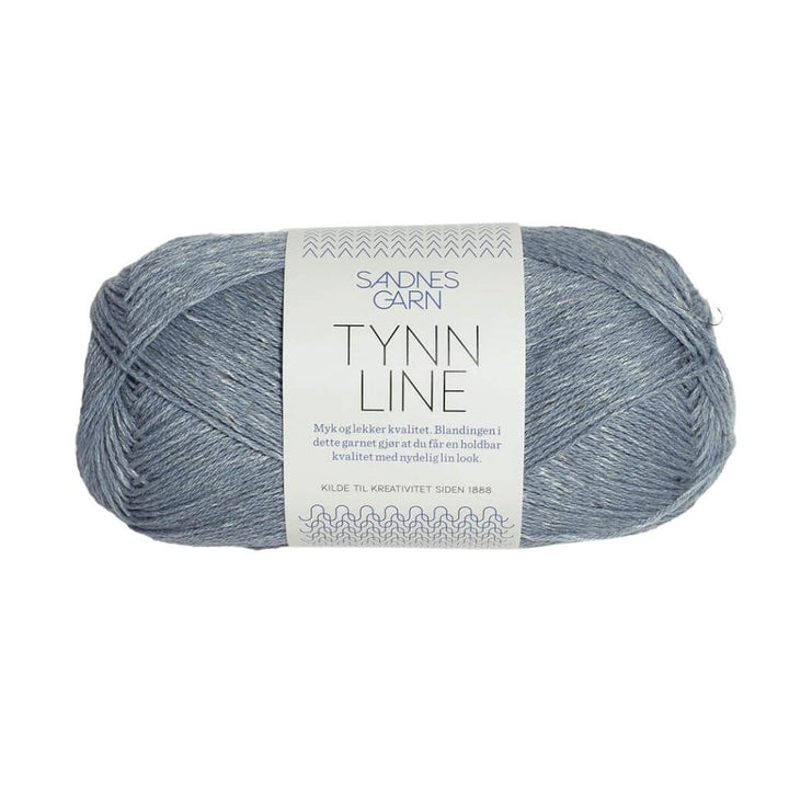 Sandnes Garn Tynn Line, Farbe 6531 Isblå – Baumwolle, Leinen und Viskose bei Lieblingsgarn