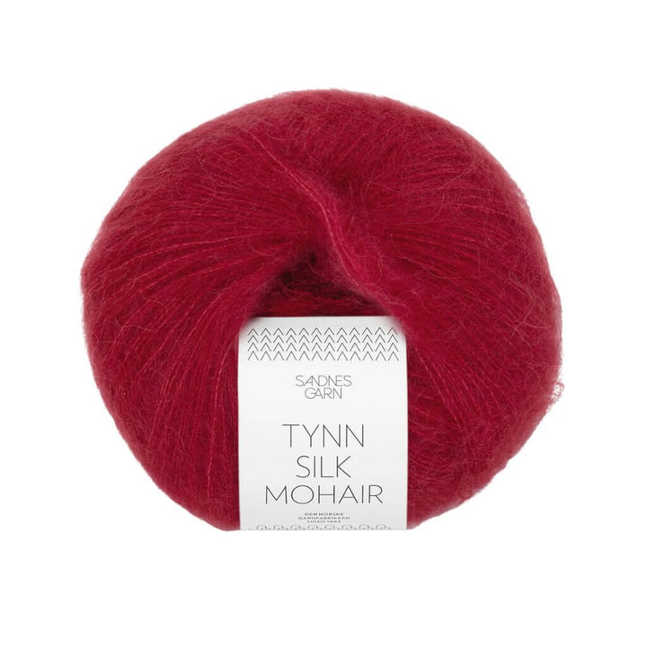 Sandnes Garn 4236 - Dyp Rød Sandnes Garn Tynn Silk Mohair Lieblingsgarn