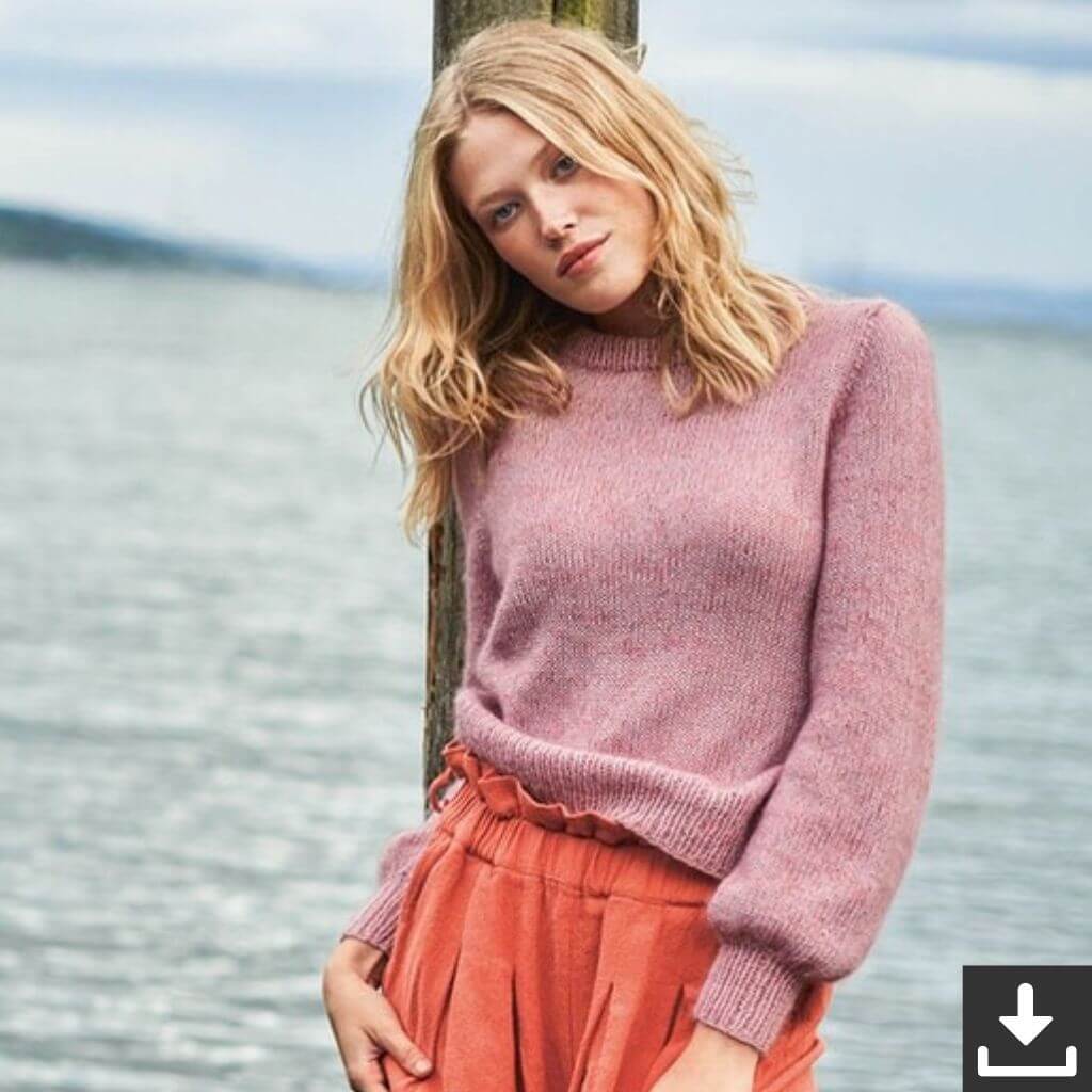 Sandnes Garn Pattern Pullover Basic Sweater 113 Strickanleitung - Sandnes Garn (PDF) bei bei bei bei Lieblingsgarn