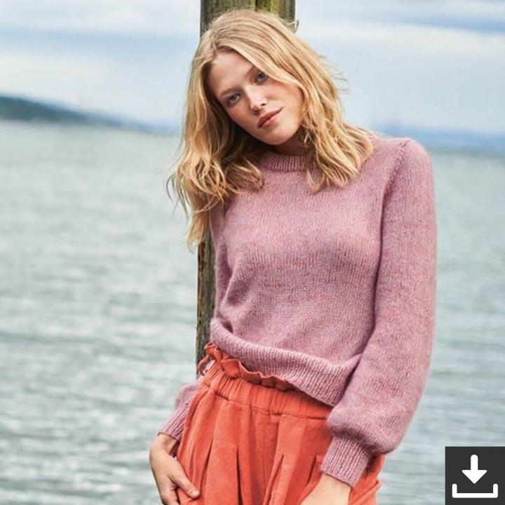 Sandnes Garn Pattern Pullover Basic Sweater 113 Strickanleitung - Sandnes Garn (PDF) bei bei bei bei Lieblingsgarn