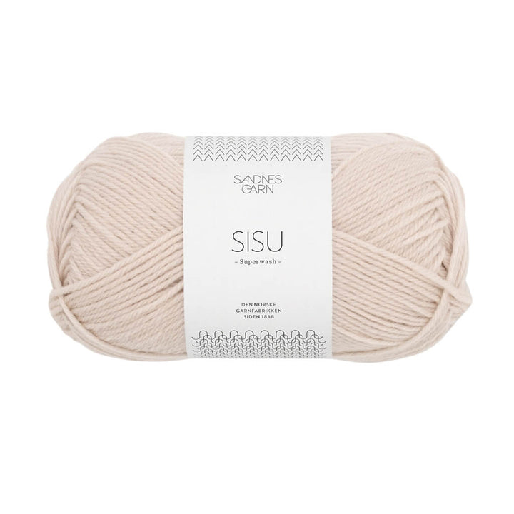 Sandnes Garn Sisu 50 g - Sockenwolle Superwash, Farbe 2321 marsipan – Schurwolle und Synthetik bei Lieblingsgarn