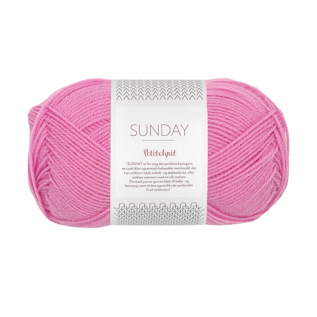 Sandnes Garn PetiteKnit Sunday, Farbe 4604 flamingo – Merino bei Lieblingsgarn