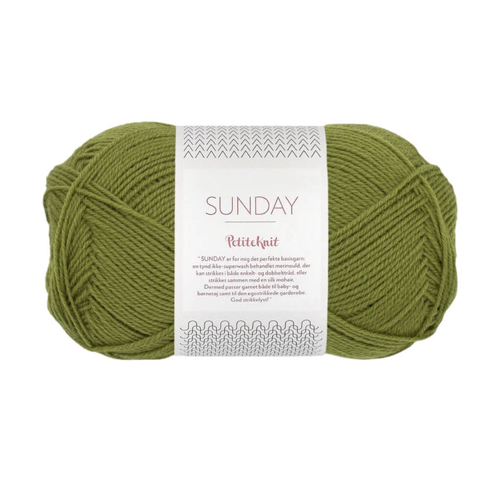 Sandnes Garn PetiteKnit Sunday, Farbe 9564 matcha – Merino bei Lieblingsgarn