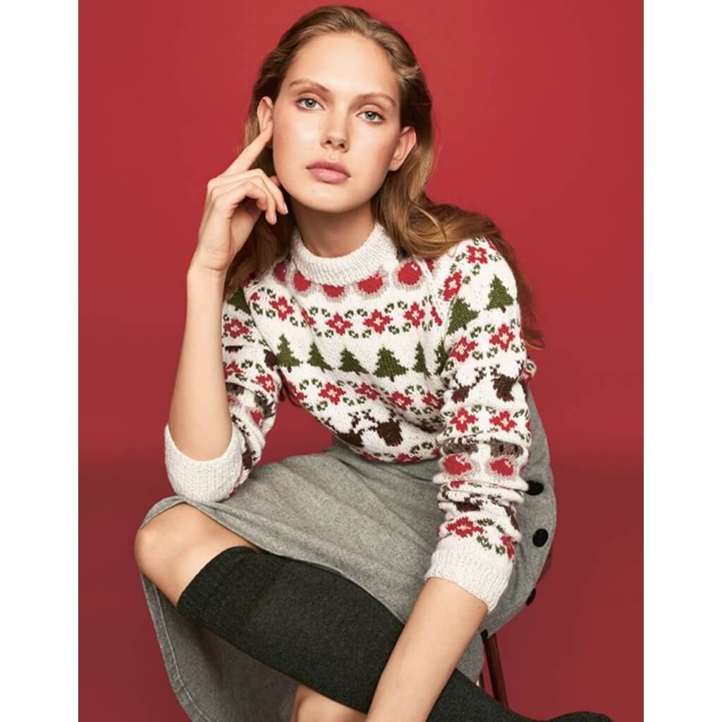 Sandnes Garn Pattern Weihnachtspullover mit Ornamenten Strickanleitung - Sandnes Garn (PDF) bei bei bei bei Lieblingsgarn