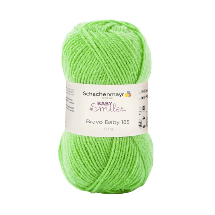 Schachenmayr 1072 - Apfelgrün Schachenmayr Baby Smiles Bravo Baby 185 Babygarn Lieblingsgarn