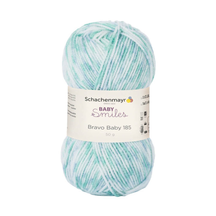 Schachenmayr 188 - Mint color Schachenmayr Baby Smiles Bravo Baby 185 Babygarn Lieblingsgarn