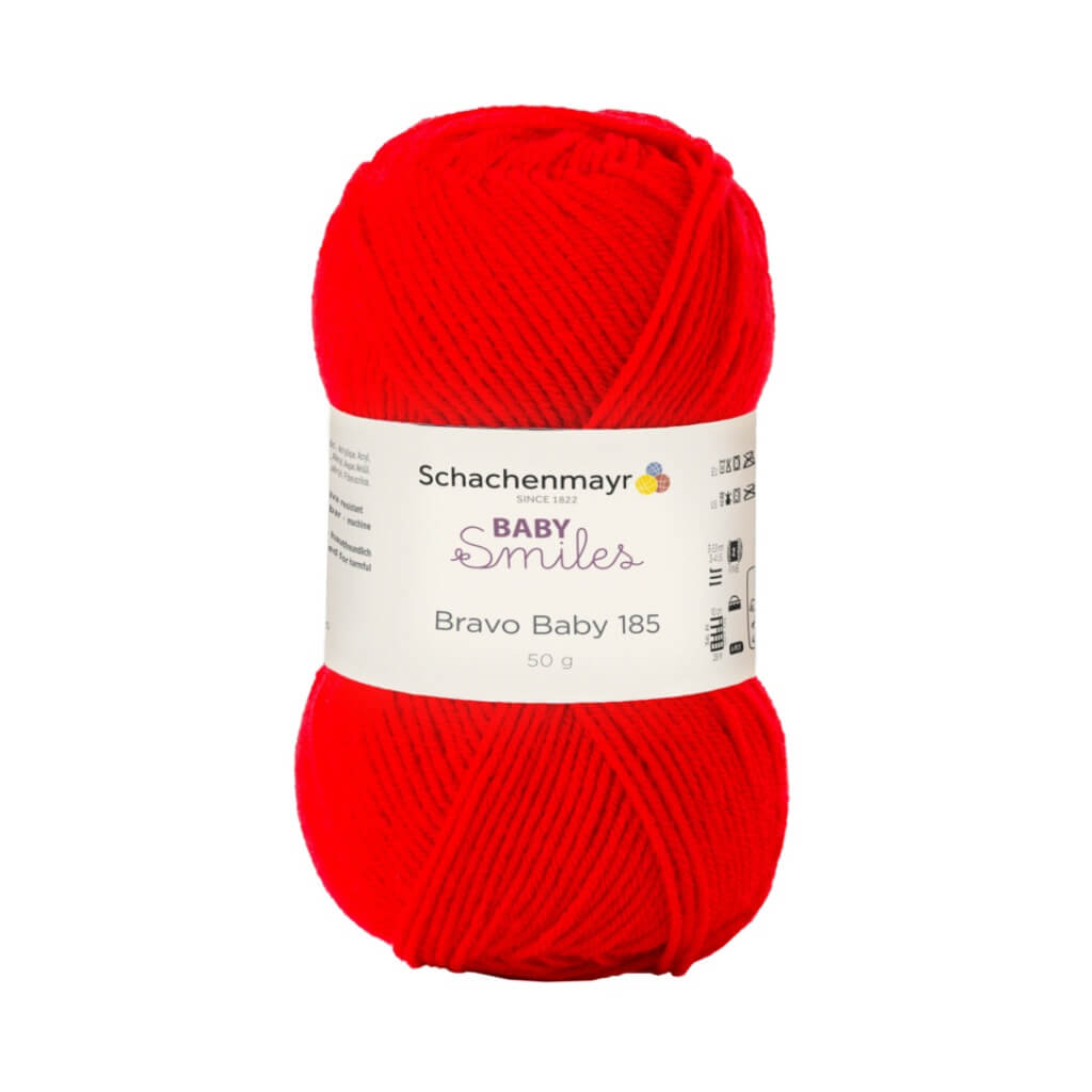 Schachenmayr 1030 - Rot Schachenmayr Baby Smiles Bravo Baby 185 Babygarn Lieblingsgarn