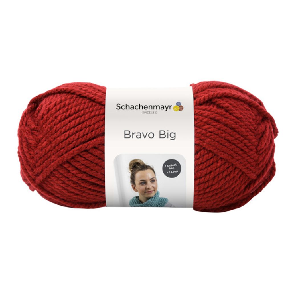 Schachenmayr 131 - Burgund Schachenmayr Bravo Big 200g Lieblingsgarn