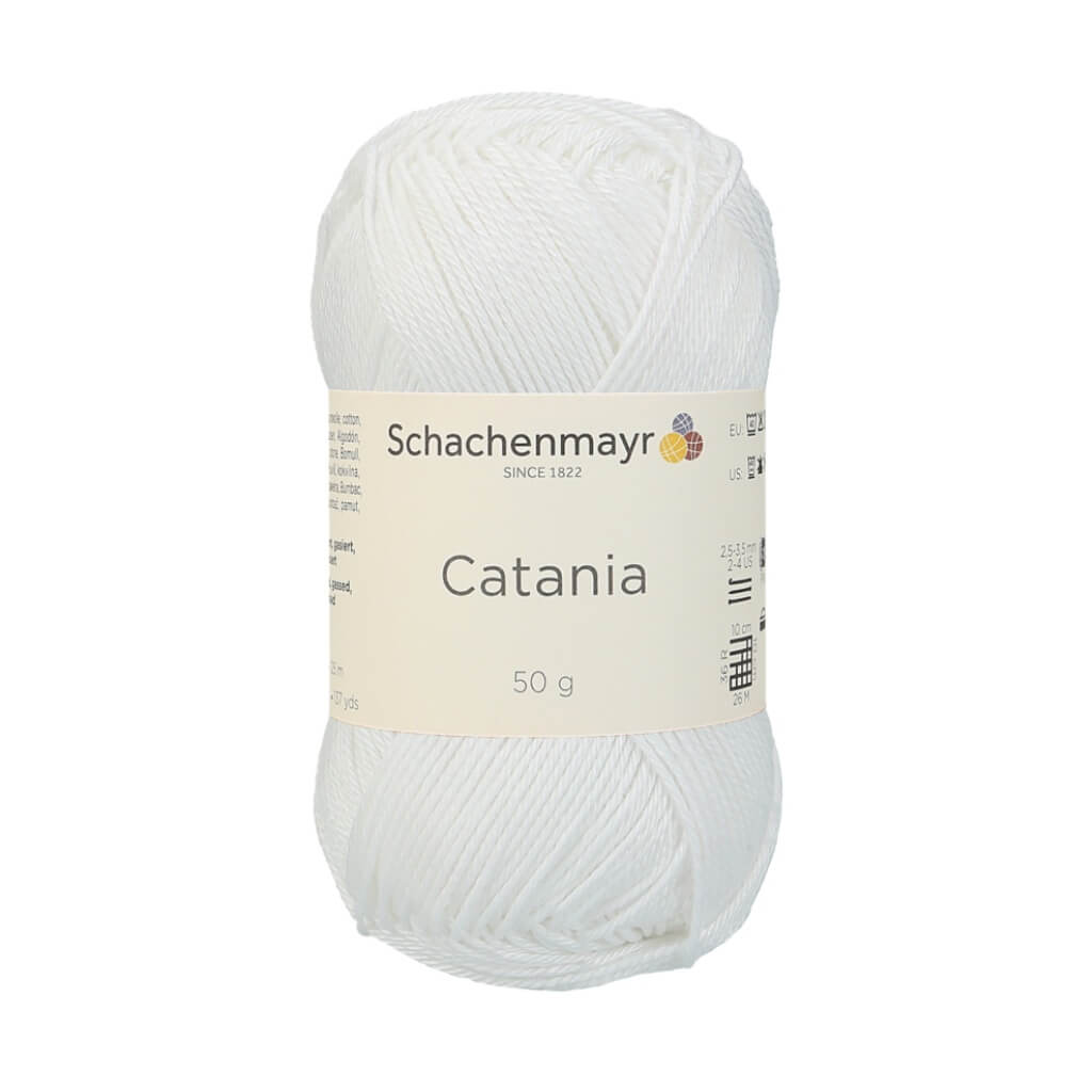 Schachenmayr 106 - Weiß Schachenmayr Catania Originals - Baumwollgarn Lieblingsgarn