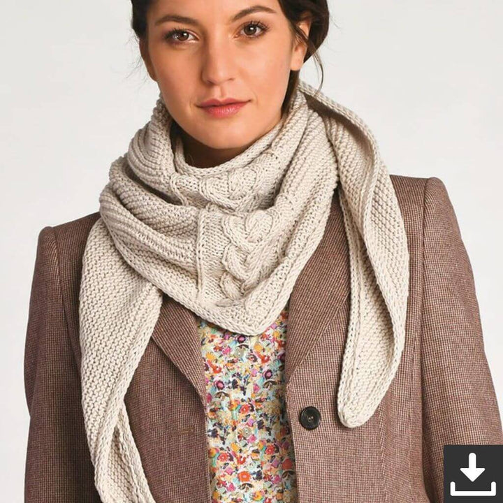 Schachenmayr Pattern Leni Dreieckstuch Strickset - Schachenmayr (PDF) bei bei bei bei bei bei bei Lieblingsgarn