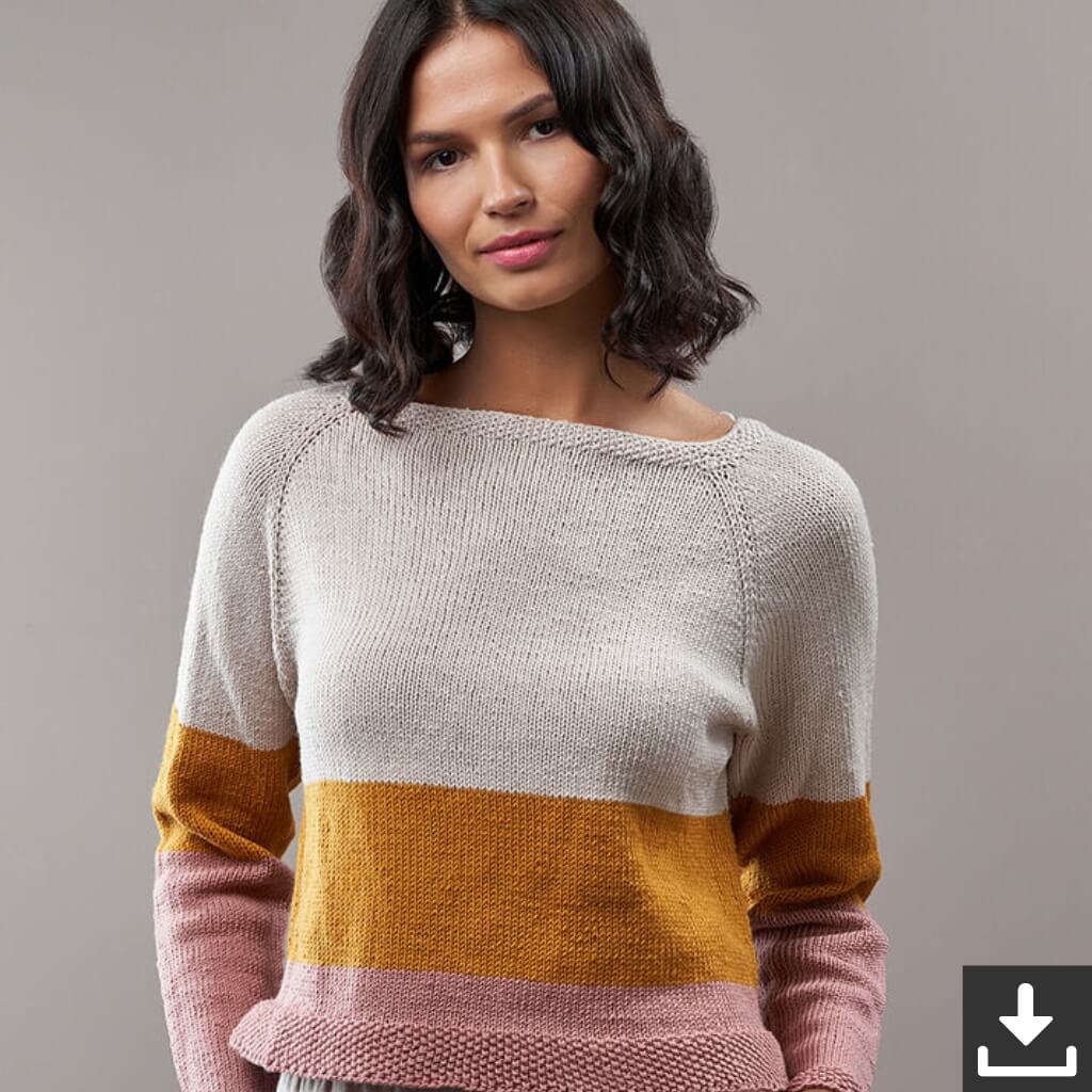 Schachenmayr Pattern Damen Pullover Madita Strickset - Schachenmayr (PDF) bei bei bei bei Lieblingsgarn
