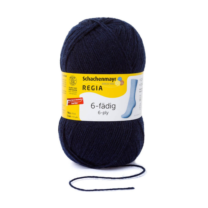 Schachenmayr Regia 6-Fädig 150g, Farbe 324 Marine – Polyamid und Schurwolle bei Lieblingsgarn