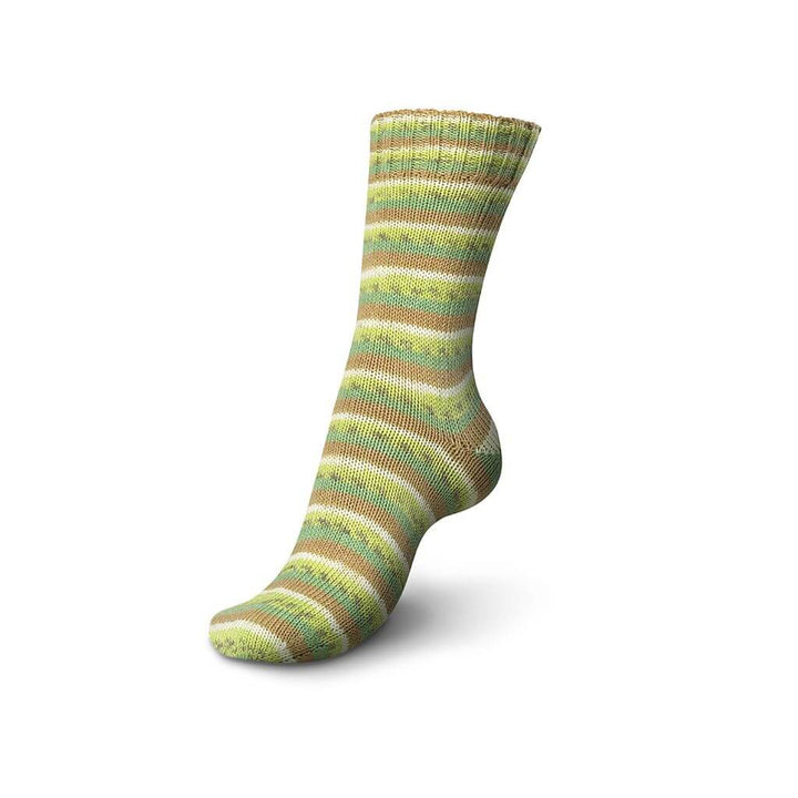 Schachenmayr Regia Tutti Frutti Color, Farbe 5225 kiwi color – Schurwolle und Synthetik bei Lieblingsgarn
