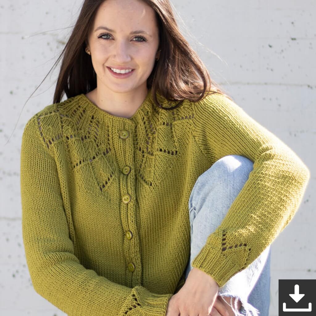 Schachenmayr Pattern Damen Rundpassenjacke Strickset - Schachenmayr (PDF) bei bei bei bei Lieblingsgarn