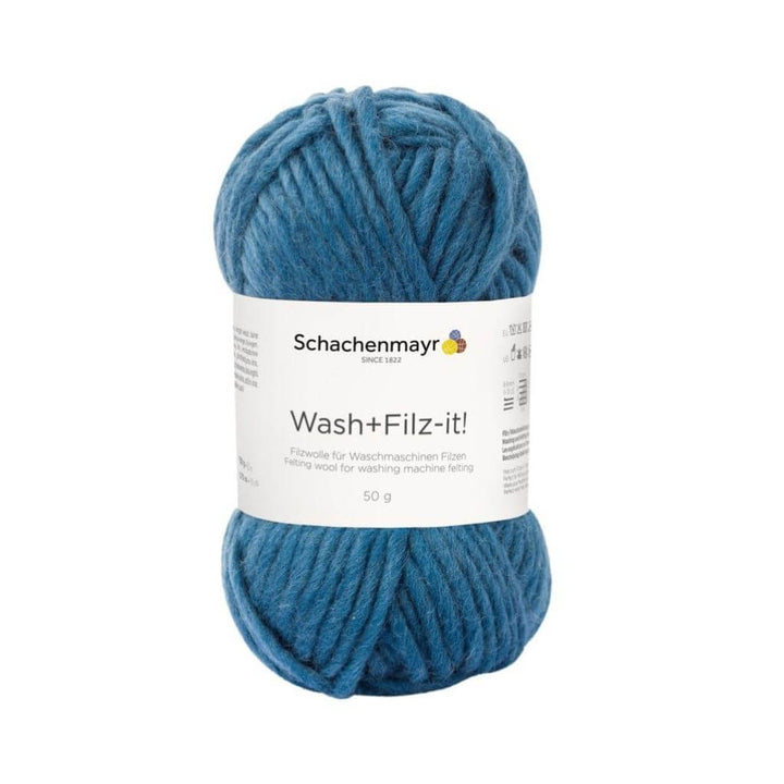 Schachenmayr 7 - Petrol Schachenmayr Wash+Filz-it! Filzwolle 50g Lieblingsgarn