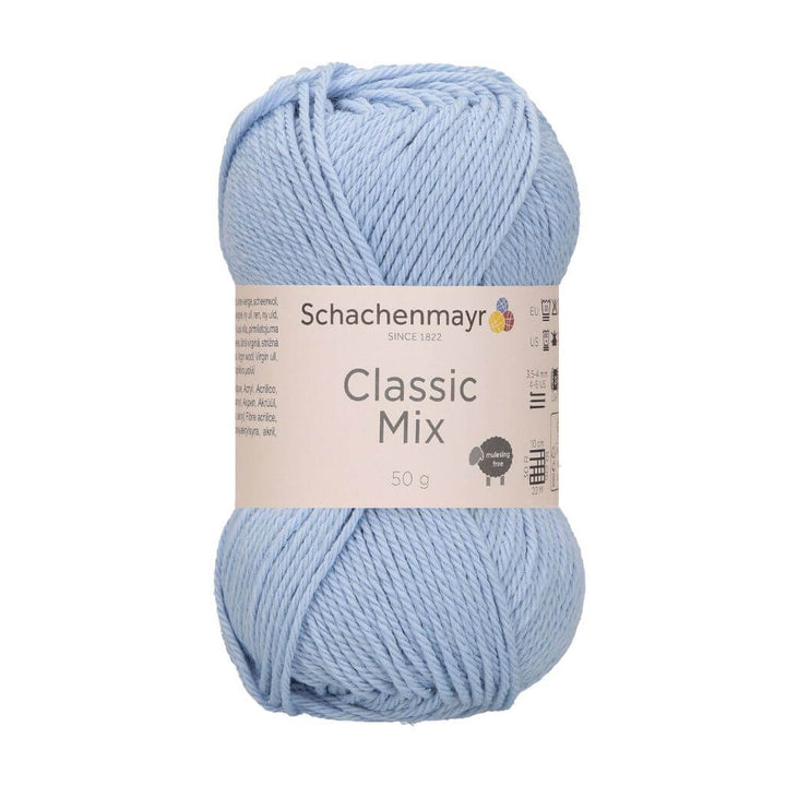 Schachenmayr Classic Mix, Farbe 52 Cloud – Schurwolle und Synthetik bei Lieblingsgarn