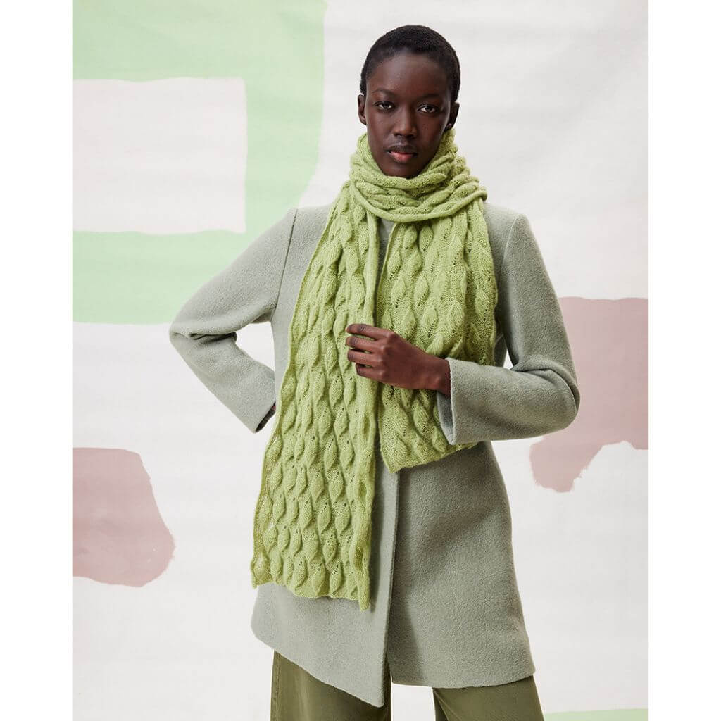 Lang Yarns Pattern Schal Eadie Strickanleitung - Lana Grossa (Heft) bei bei bei bei bei bei bei bei Lieblingsgarn