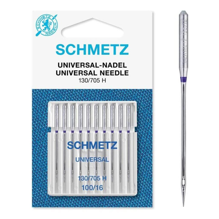 Schmetz 130/705 H Universal Nadeln - 10-er Set, Farbe 100 – Metall bei Lieblingsgarn