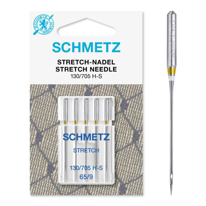 Schmetz Nähmaschinennadeln Stretch 130/705 H-S, Farbe 65/09 – Metall bei Lieblingsgarn