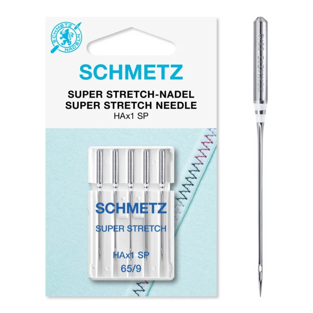 Schmetz Super Stretch-Nadeln HAx1 SP, Farbe 65/09 – Metall bei Lieblingsgarn