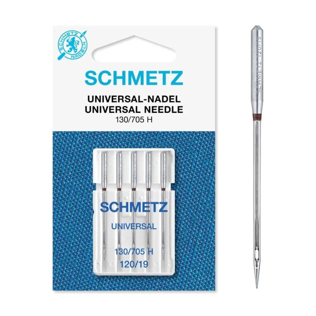 Schmetz 130/705 H Universal Nadeln - 5-er Set, Farbe 120/19 – Metall bei Lieblingsgarn