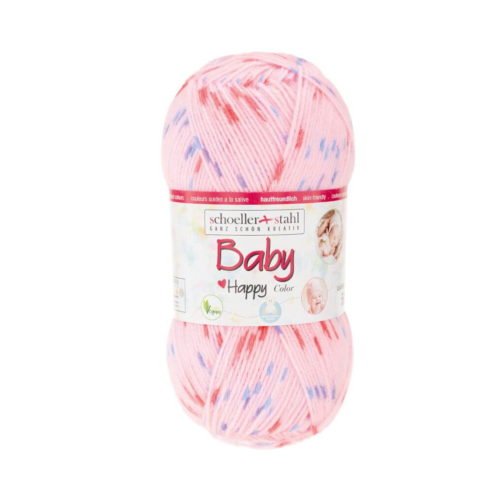Schoeller + Stahl Schoeller+Stahl Baby Happy Color 50g, Farbe 114 Bluete – Polyacryl bei Lieblingsgarn