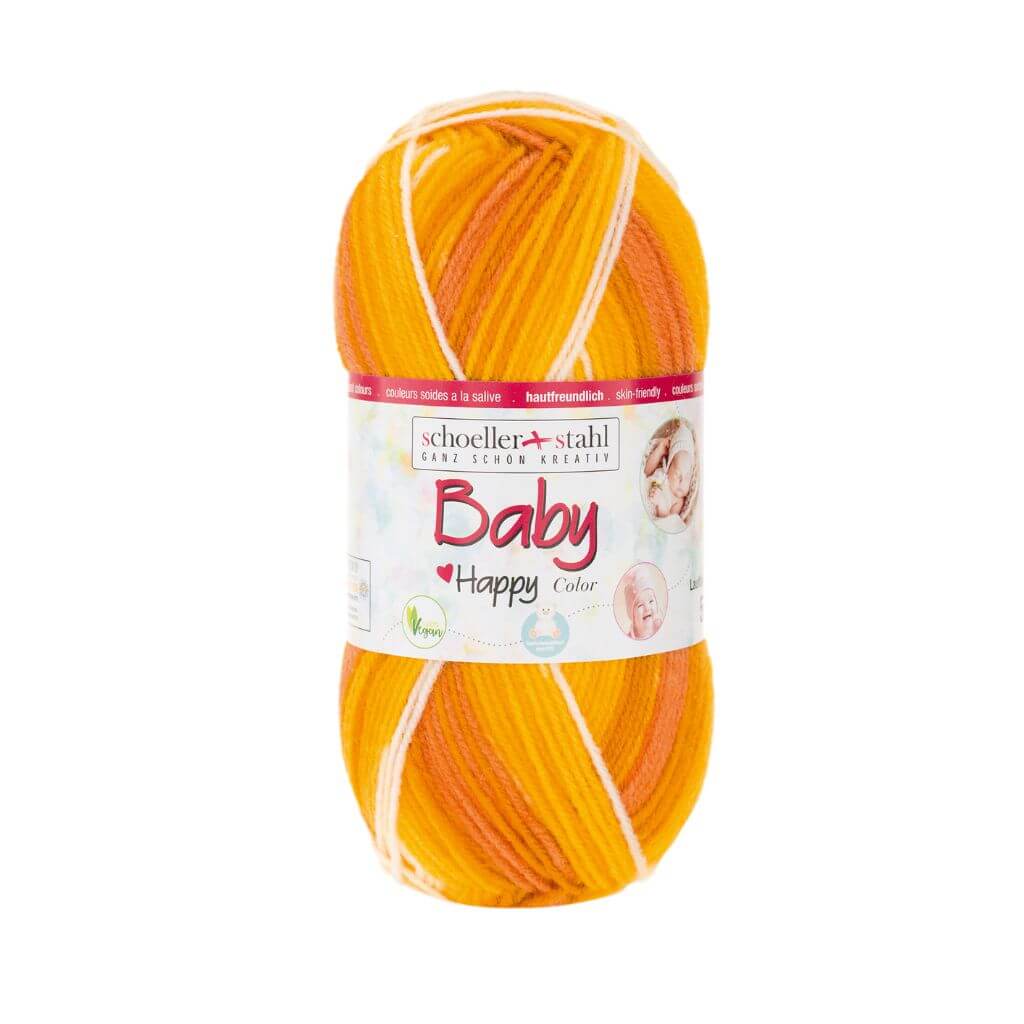 Schoeller + Stahl Schoeller+Stahl Baby Happy Color 50g, Farbe 115 Mango – Polyacryl bei Lieblingsgarn