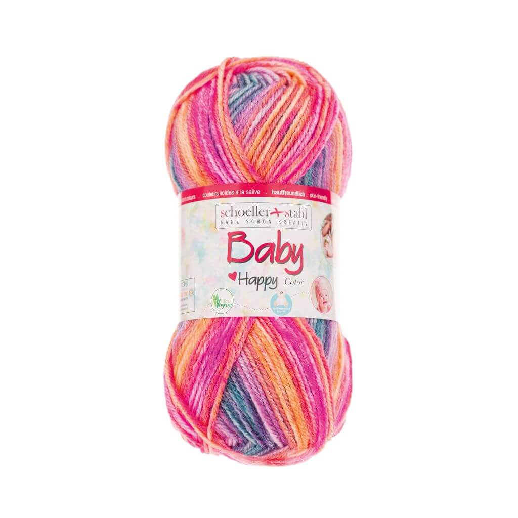 Schoeller + Stahl Schoeller+Stahl Baby Happy Color 50g, Farbe 119 Tausendschoen – Polyacryl bei Lieblingsgarn