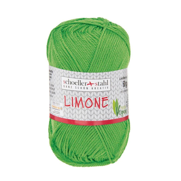 Schoeller + Stahl 151 - Laub Schoeller + Stahl Limone 50g - Baumwollgarn Lieblingsgarn