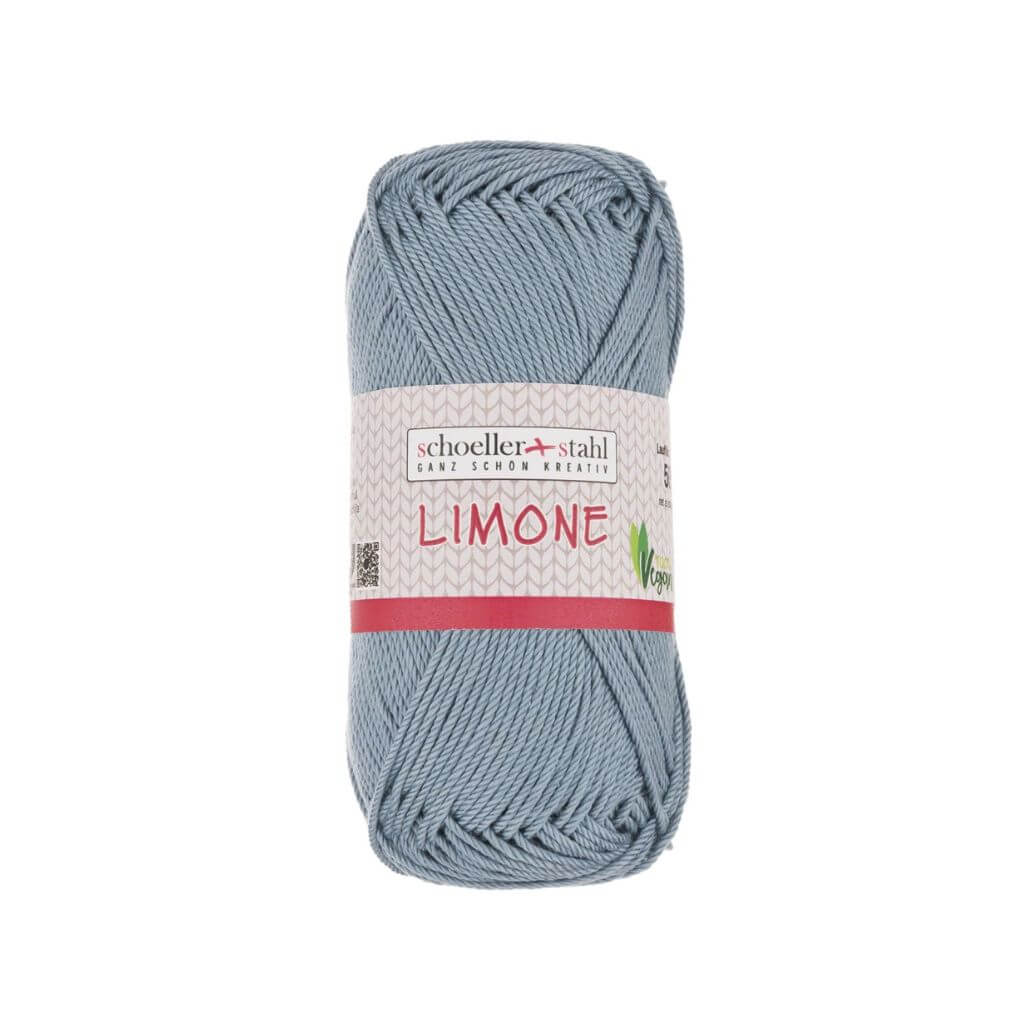 Schoeller + Stahl 219 - Jeansblau Schoeller + Stahl Limone 50g - Baumwollgarn Lieblingsgarn