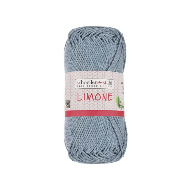 Schoeller + Stahl 219 - Jeansblau Schoeller + Stahl Limone 50g - Baumwollgarn Lieblingsgarn