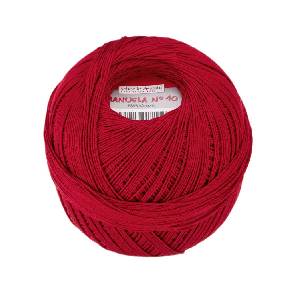 Schoeller + Stahl Häkelgarn Manuela 10 50 g, Farbe 12 Granat – Baumwolle bei Lieblingsgarn