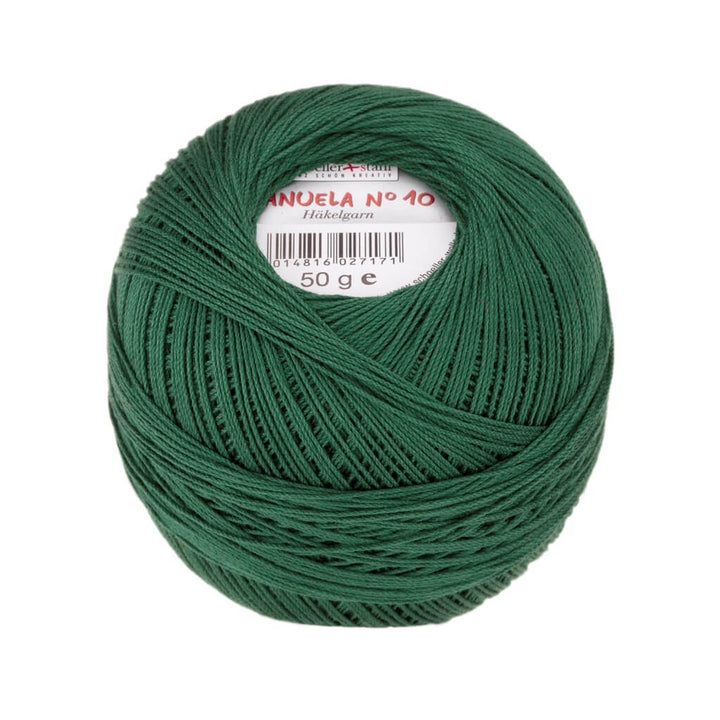 Schoeller + Stahl Häkelgarn Manuela 10 50 g, Farbe 20 Tanne – Baumwolle bei Lieblingsgarn